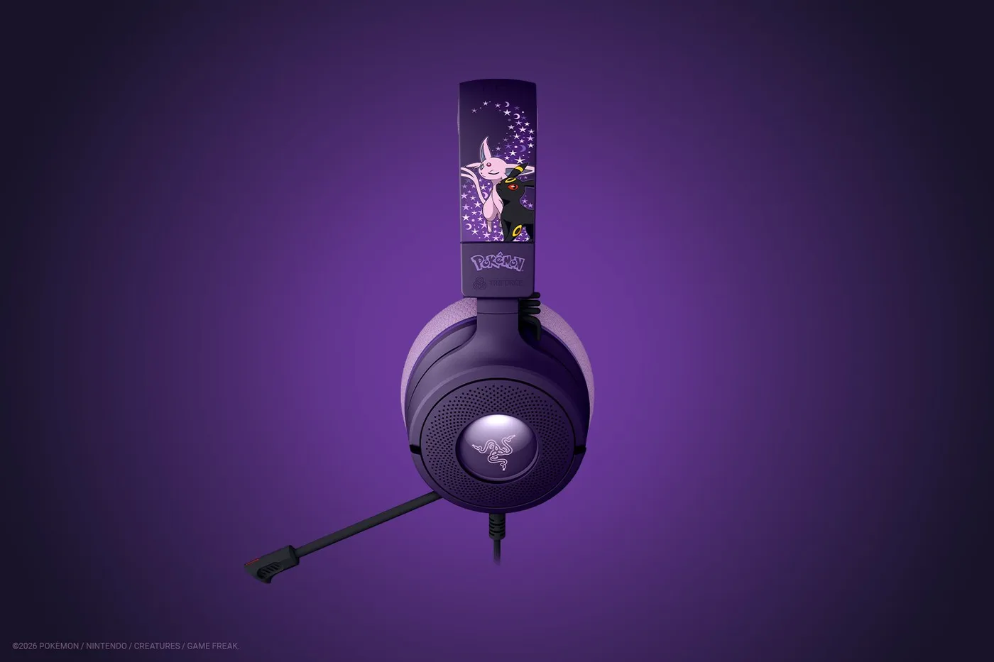 سماعة Razer KRAKEN V4 X Espeon/Umbreon — صورة 5