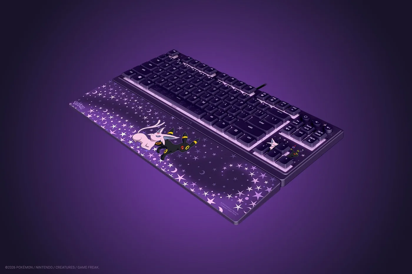 لوحة مفاتيح Razer ORNATA V3 TKL Espeon/Umbreon — صورة 2