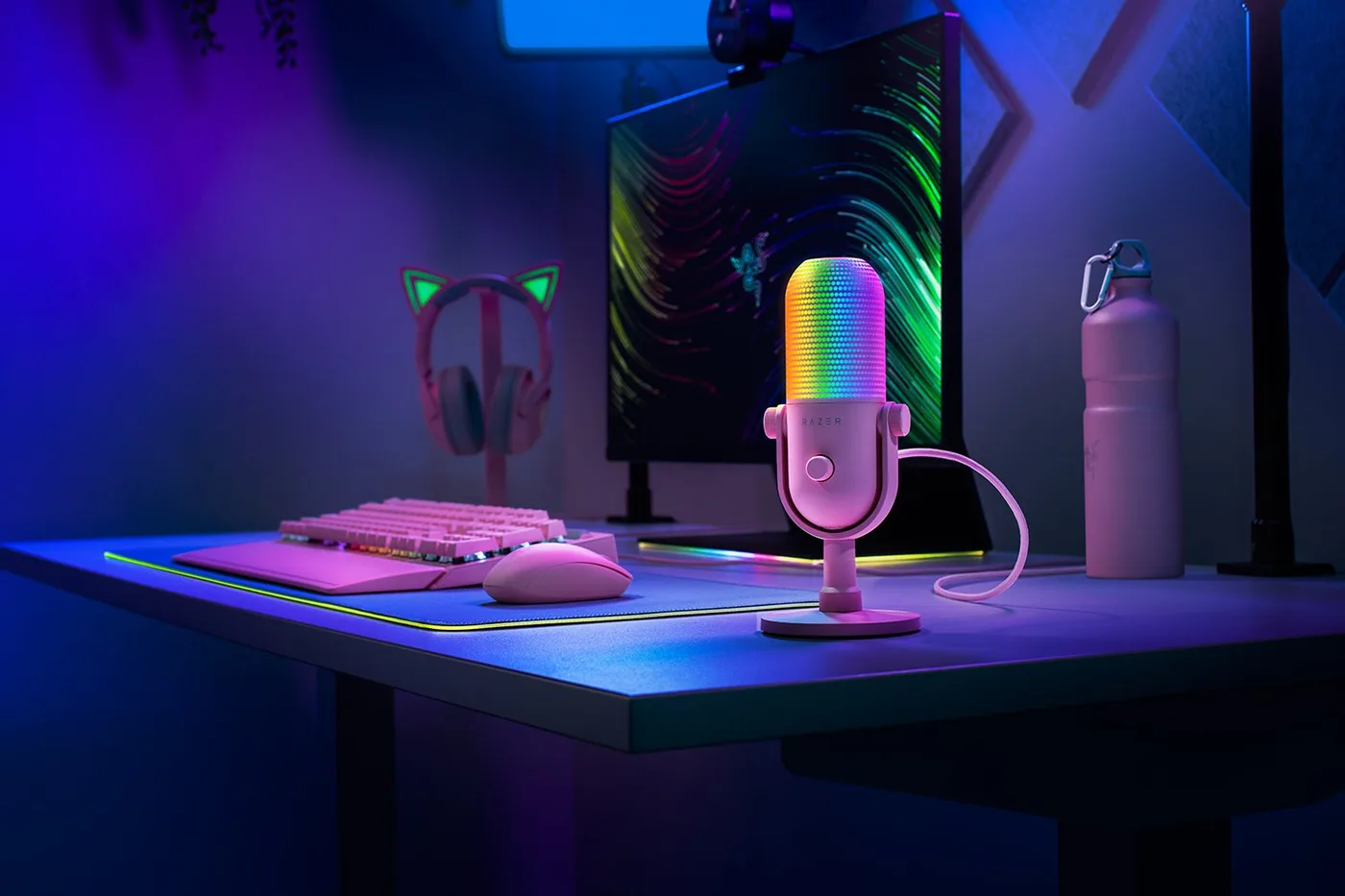 Razer Seiren V3 Chroma Quartz — صورة 3