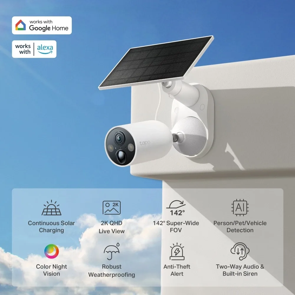 جهاز منزل ذكي TP-Link 4MP+ Tapo C425 KIT — صورة 3