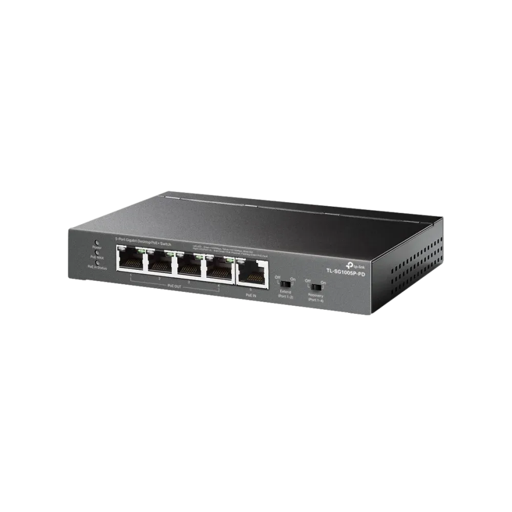 سويتش شبكة TP-Link ++SG1005P-PD 5-Port Gigabit PoE — صورة 2