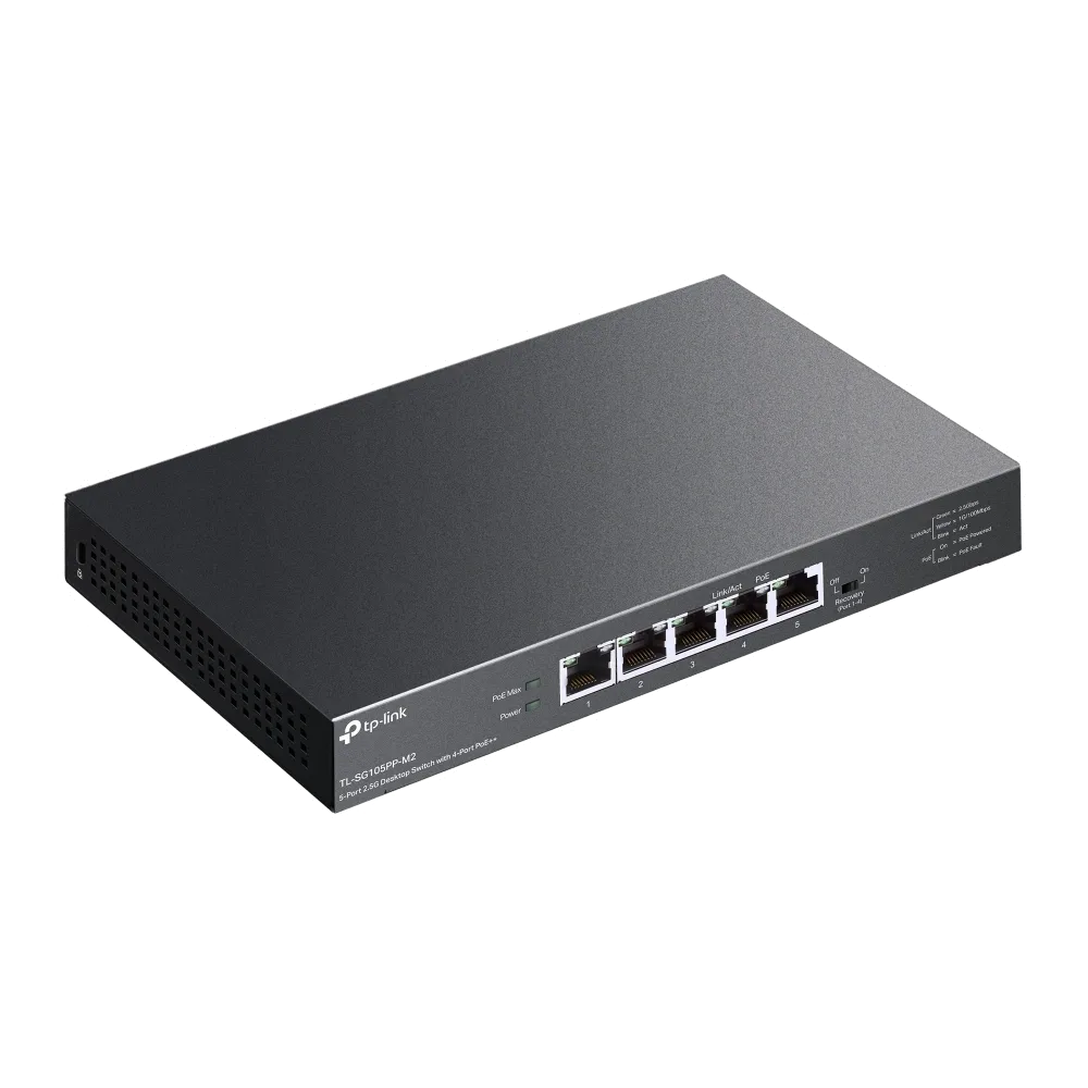 سويتش شبكة TP-Link ++TL-SG105PP-M2 2.5G PoE — صورة 3