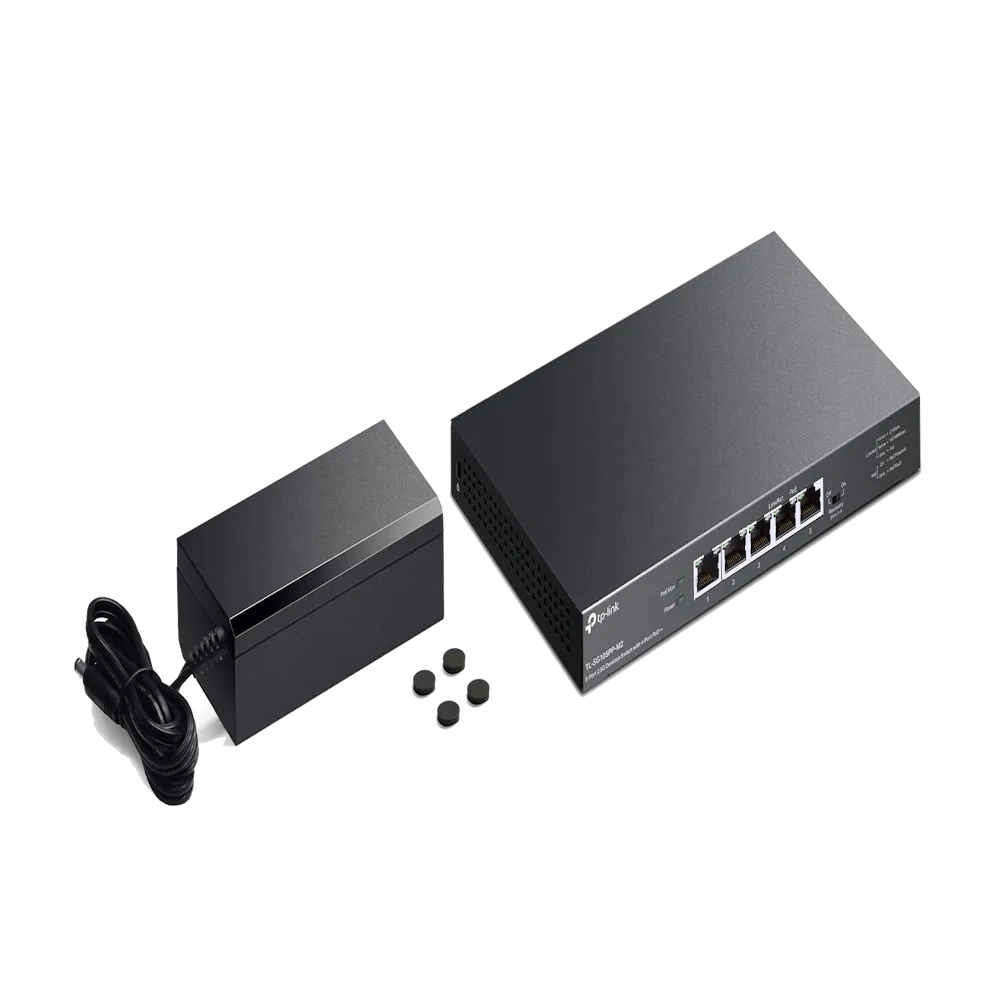 سويتش شبكة TP-Link ++TL-SG105PP-M2 2.5G PoE — صورة 4