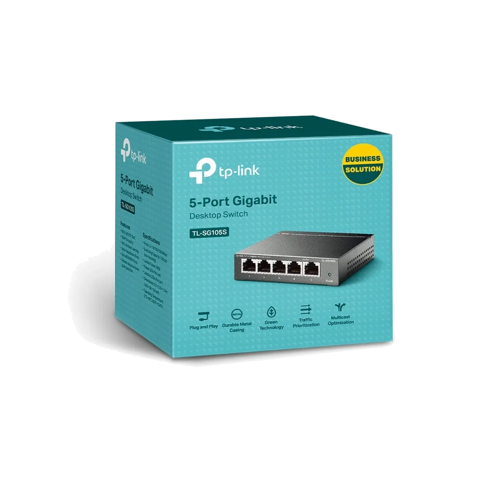 سويتش شبكة TP-Link TL-SG105S 5-Port Desktop Switch — صورة 3
