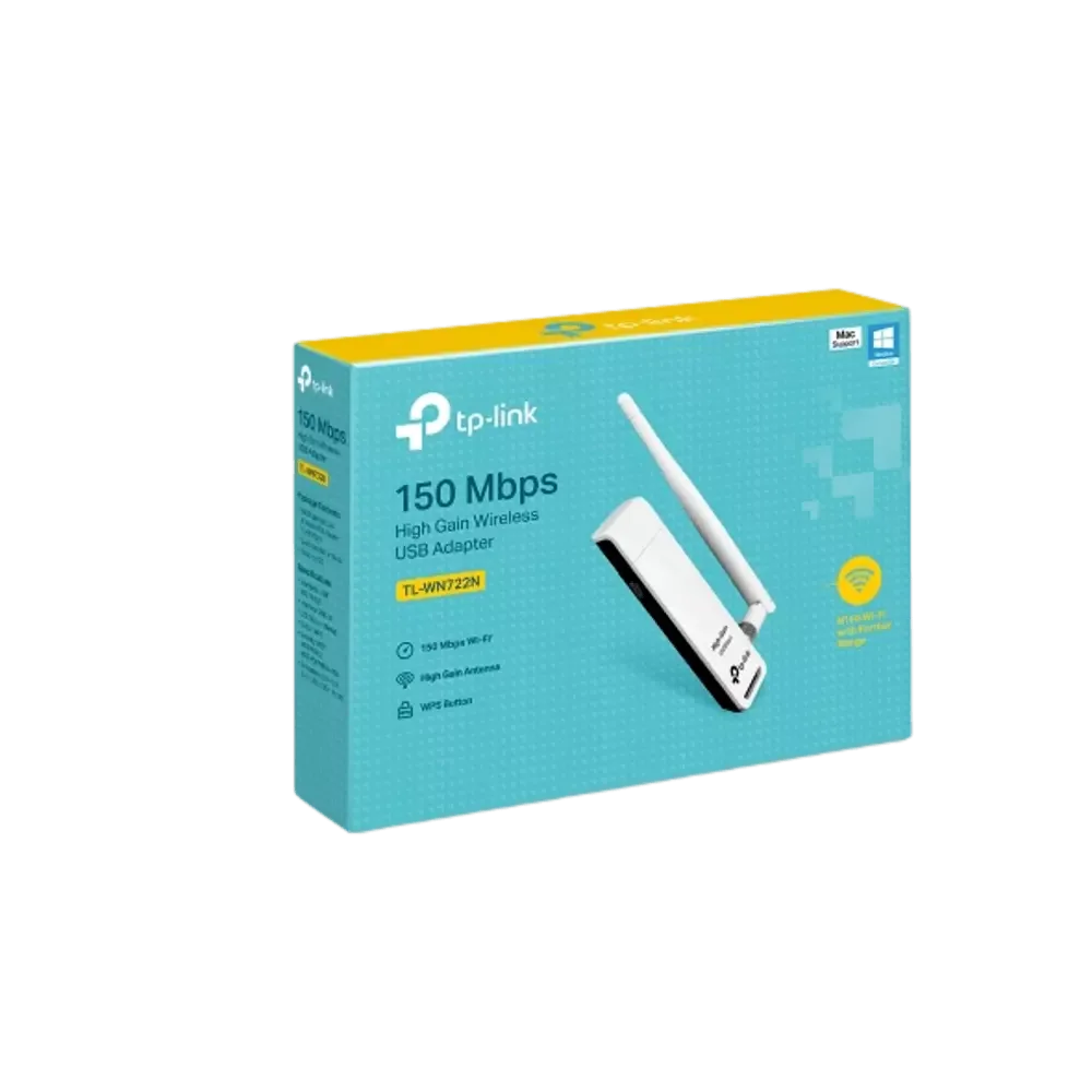 محوّل شبكة TP-Link TL-WN722N Wireless USB Adapter — صورة 2