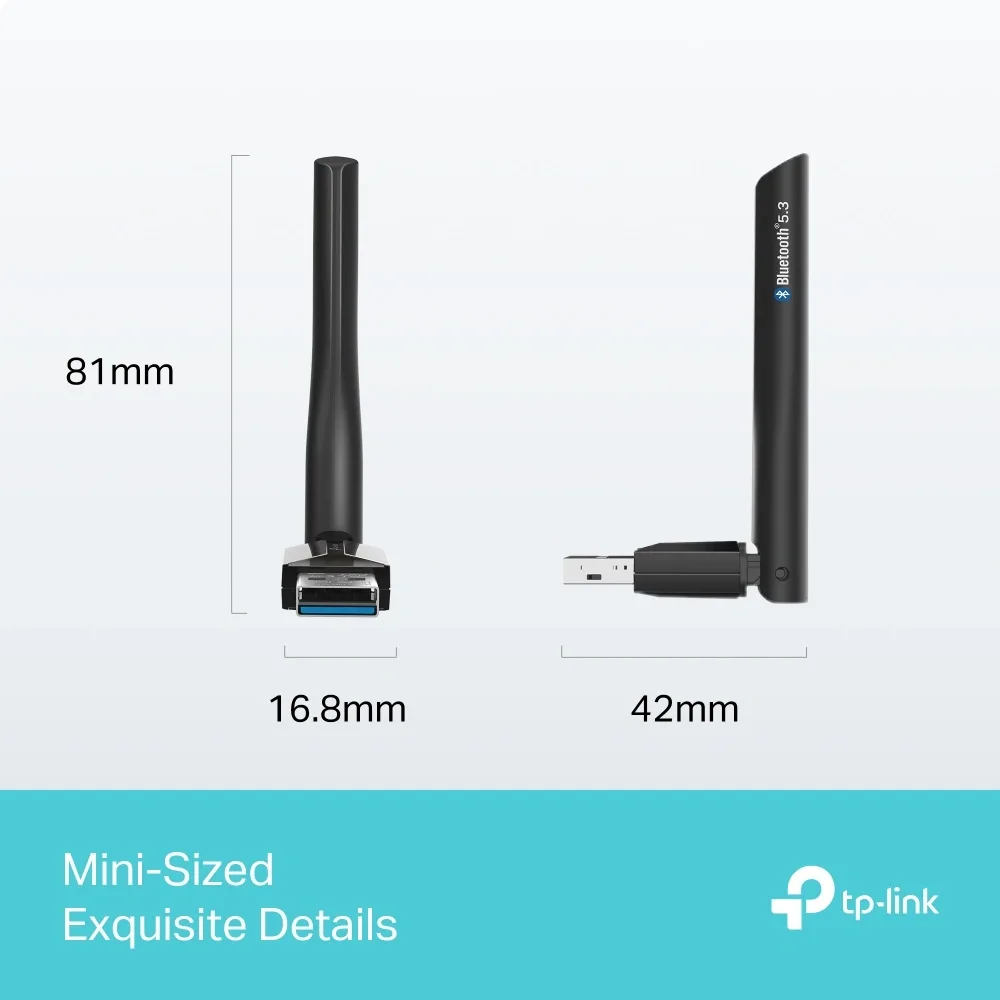 مقوّي شبكة TP-Link UB500 Plus Bluetooth USB Adapter — صورة 3