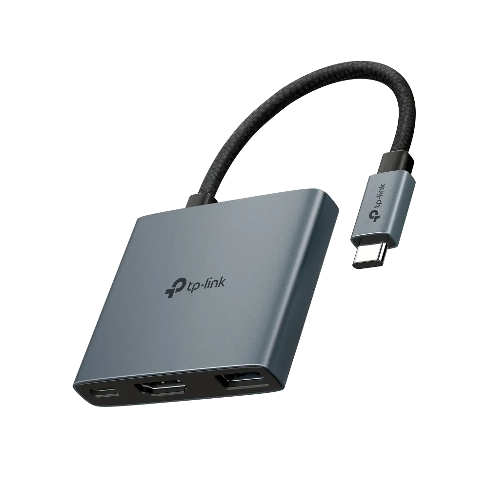 مقوّي شبكة TP-Link UH3020C USB Type-C 3-in-1 Hub — صورة 1