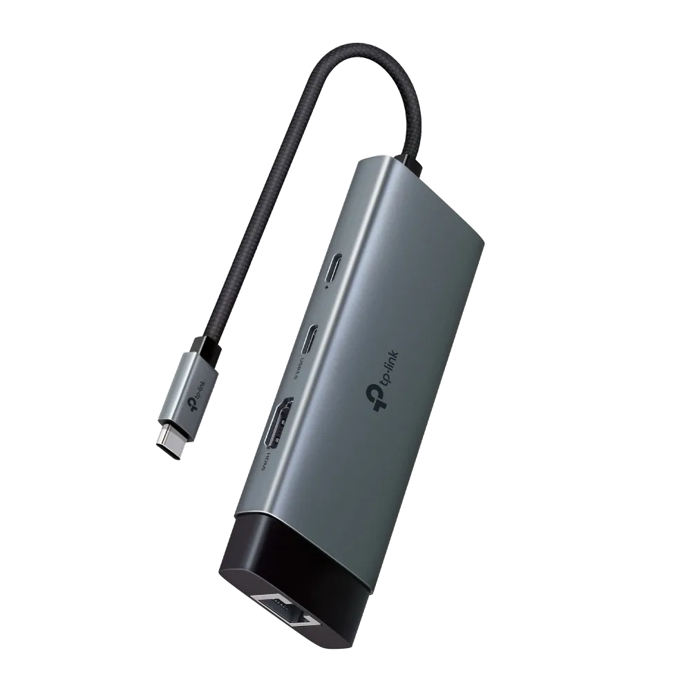 مقوّي شبكة TP-Link UH6120C USB Type-C 6-in-1 Hub — صورة 1